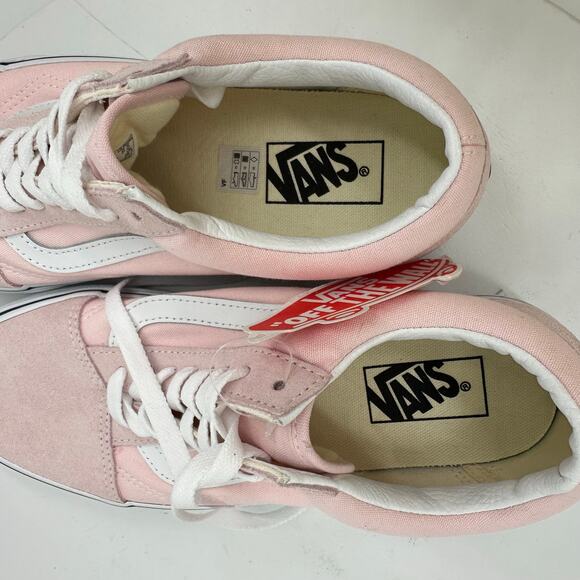 Vans Old Skool Low Top Blush Pink Sneakers Womens Size 9.5 Mens 8 NWT - Picture 12 of 14